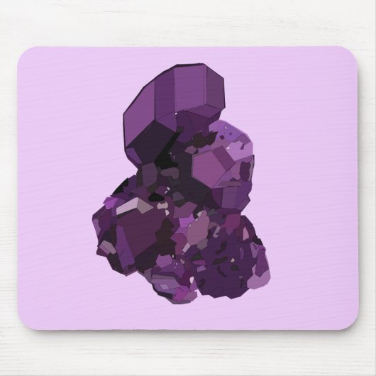 Tapis de souris en art vectoriel améthyste (Devant)