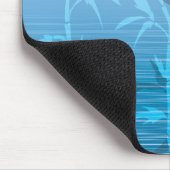 Tapis de souris en bambou bleu (Coin)