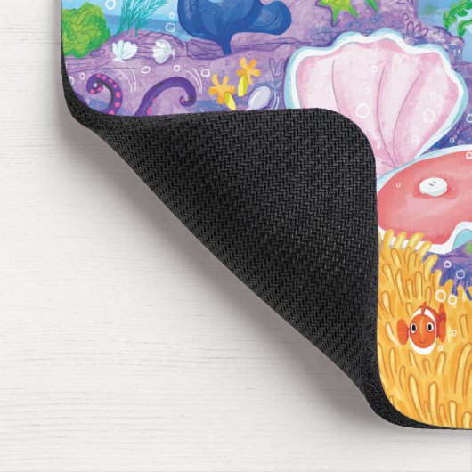 Tapis De Souris En Bas Dans L'Océan (Coin)