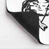 Tapis de souris en bois de Hache-n-Rondin (Coin)