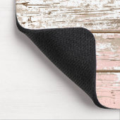 Tapis de souris en bois roses rustiques vintages (Coin)