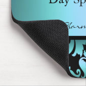 Tapis de souris en Damas bleu (Coin)