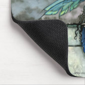 Tapis de souris en forme d'art de fée bleu céleste (Coin)