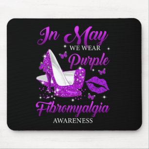 Tapis De Souris En Mai Nous Portons Violet Haut Talons Fibromyalgi