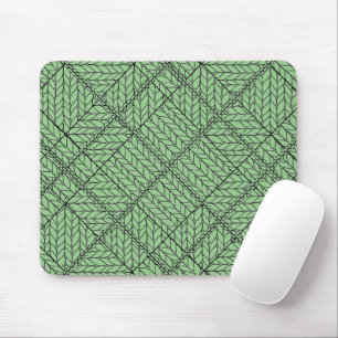 TAPIS DE SOURIS EN MAILLE ARGILE SAGE