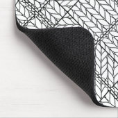TAPIS DE SOURIS EN MAILLE ARGYLE BLANC (Coin)