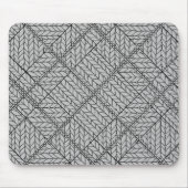TAPIS DE SOURIS EN MAILLE ARGYLE GRIS (Devant)