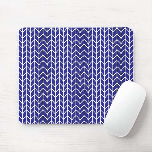 TAPIS DE SOURIS EN MAILLE BLEU ROYAL (Avec souris)
