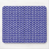 TAPIS DE SOURIS EN MAILLE BLEU ROYAL (Devant)