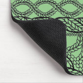 TAPIS DE SOURIS EN MAILLE CÂBLÉE SAGE (Coin)