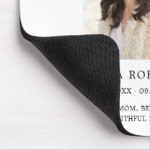 Tapis De Souris En Mémoire Amoureuse Élégant Script Memorial (Coin)