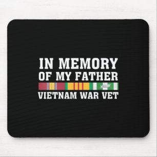 Tapis De Souris En Mémoire De Mon Père Vietnam Vétérinaire Famille