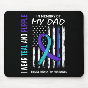 Tapis De Souris En mémoire de papa Prévention du suicide Amer
