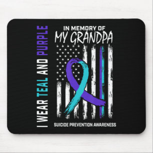 Tapis De Souris En Mémoire Grand-Père Prévention Suicide Ame