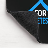 Tapis De Souris En Novembre Nous Portons Bleu Diabète Sensibilisat (Coin)