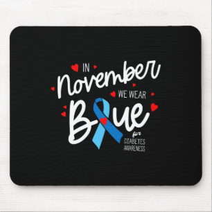 Tapis De Souris En novembre, nous portons Blue1