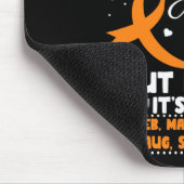 Tapis De Souris En Novembre Nous Portons Orange Ribbon CRPS Sensib (Coin)