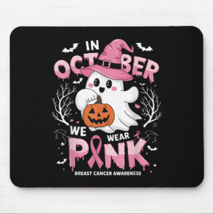 Tapis De Souris En Octobre Nous Portons Chemise Rose Fantôme Cance