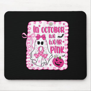 Tapis De Souris En Octobre Nous Portons Coquette Rose Cancer Du Se