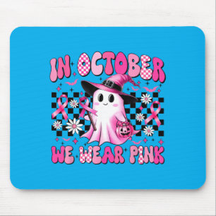 Tapis De Souris en octobre, nous portons du ruban rose pour la sen