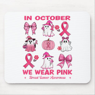 Tapis De Souris En Octobre Nous Portons Le Cancer Du Sein Rose Mai