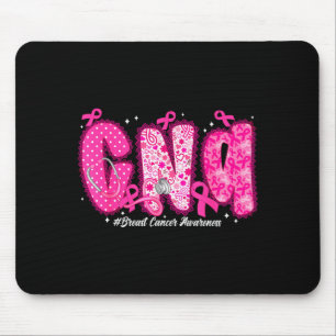 Tapis De Souris En Octobre Nous Portons Nk Cna Infirmière Ruban Co