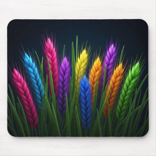Tapis de souris en Ray-grass chromatique (Devant)