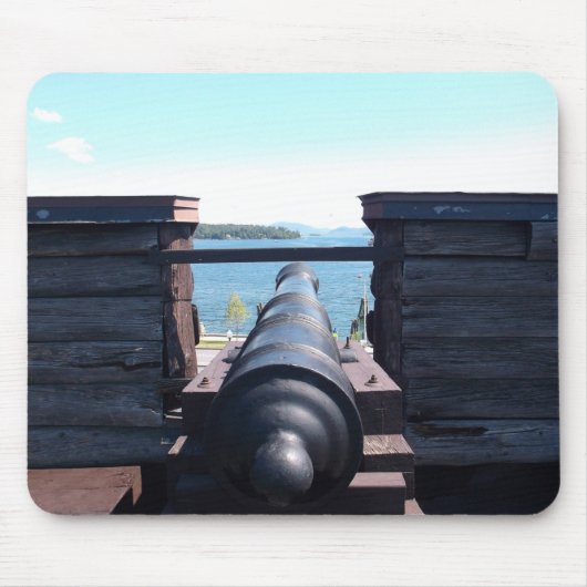 Tapis De Souris En regardant vers le bas le baril (Devant)