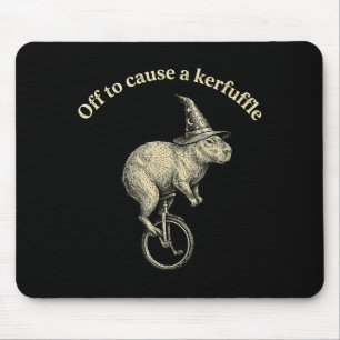 Tapis De Souris En route pour causer un chahut mème de capybara dr