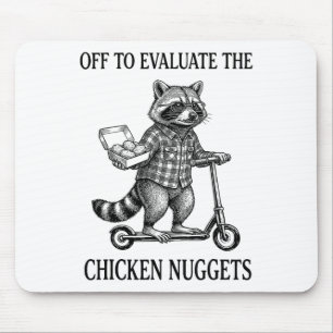 Tapis De Souris En route pour évaluer les nuggets de poulet Dad Ta