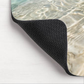 Tapis de souris en sable d'eau côtière peu profond (Coin)