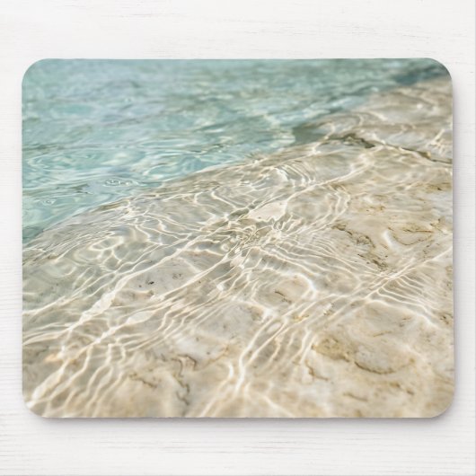 Tapis de souris en sable d'eau côtière peu profond (Devant)