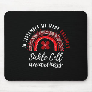 Tapis De Souris En septembre nous portons le ruban bordeaux pour l