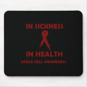 TAPIS DE SOURIS EN SICKNESS EN SANTÉ - SOUTENIR LA CELLULE SICKLE 