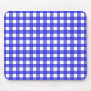 Tapis De Souris En vichy bleu royal