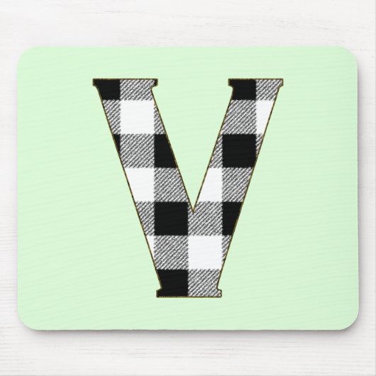 TAPIS DE SOURIS EN VICHY V (Devant)