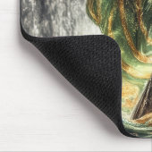 Tapis De Souris Enchanter la déesse par une cascade magique (Coin)