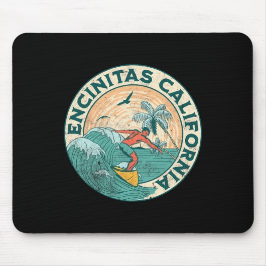 Tapis De Souris Encinitas Californie  (Devant)