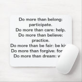 Tapis De Souris Encouragement Mousepad (Avec souris)