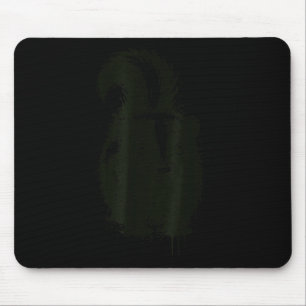 Tapis De Souris Encre de moufette Art Nge Esthétique Nuisible Forê
