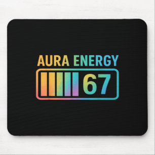 Tapis De Souris Énergie Aura 67 Gen Alpha 6 7 Meme Rizz Infini St