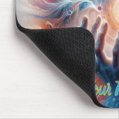 Tapis De Souris Énergie cosmique intégrée par les mains (Coin)