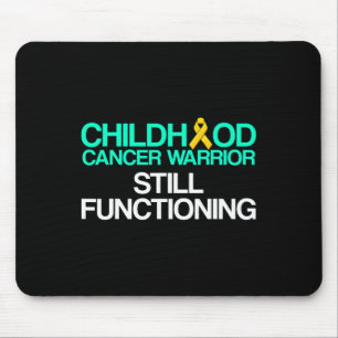 Tapis De Souris Enfance Cancer Survivant Soutien Guerrier 1