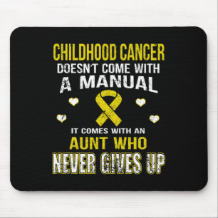 Tapis De Souris ENFANCE CANCER vient avec la tante qui ne vous don