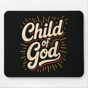 Tapis De Souris Enfant de Dieu Foi chrétienne