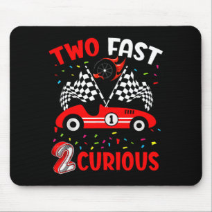 Tapis De Souris Enfant Deux Rapide 2 Curieux 2e Anniversaire Deux