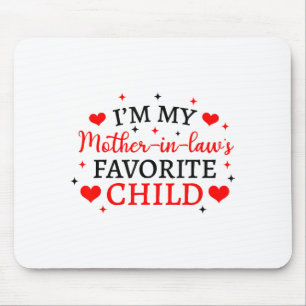 Tapis De Souris Enfant préféré de ma belle-mère, femme parent drôl