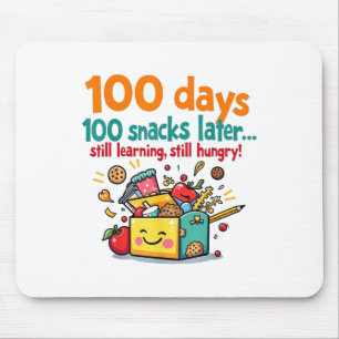 Tapis De Souris Enfants 100 Jours 100 Snacks Plus Tard 100E Jour D