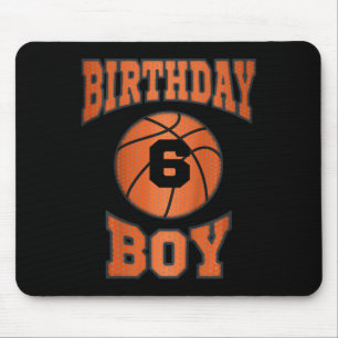 Tapis De Souris Enfants 6 ans Garçon 6e anniversaire Basketball eu