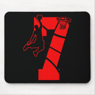 Tapis De Souris Enfants 7 ans 7ème Basketball Anniversaire FêteThè